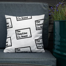 Load image into Gallery viewer, White & Black Thin/Line Logos Collection Pillow