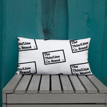 Load image into Gallery viewer, White & Black Thin/Line Logos Collection Pillow