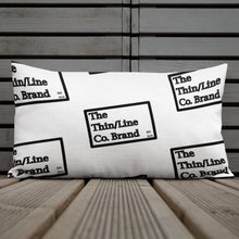 Load image into Gallery viewer, White & Black Thin/Line Logos Collection Pillow