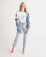 Load image into Gallery viewer, The Logos Collection Women's Twist-Front Cropped Tee
