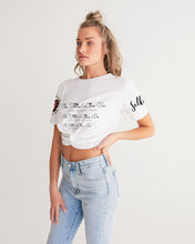 Load image into Gallery viewer, The Logos Collection Women's Twist-Front Cropped Tee
