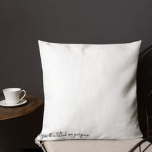 Load image into Gallery viewer, White &amp; Black Thin/Line Logos Collection Pillow
