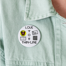 Load image into Gallery viewer, The Logos Collection Buttons large 2.2'' (5-pack) - white
